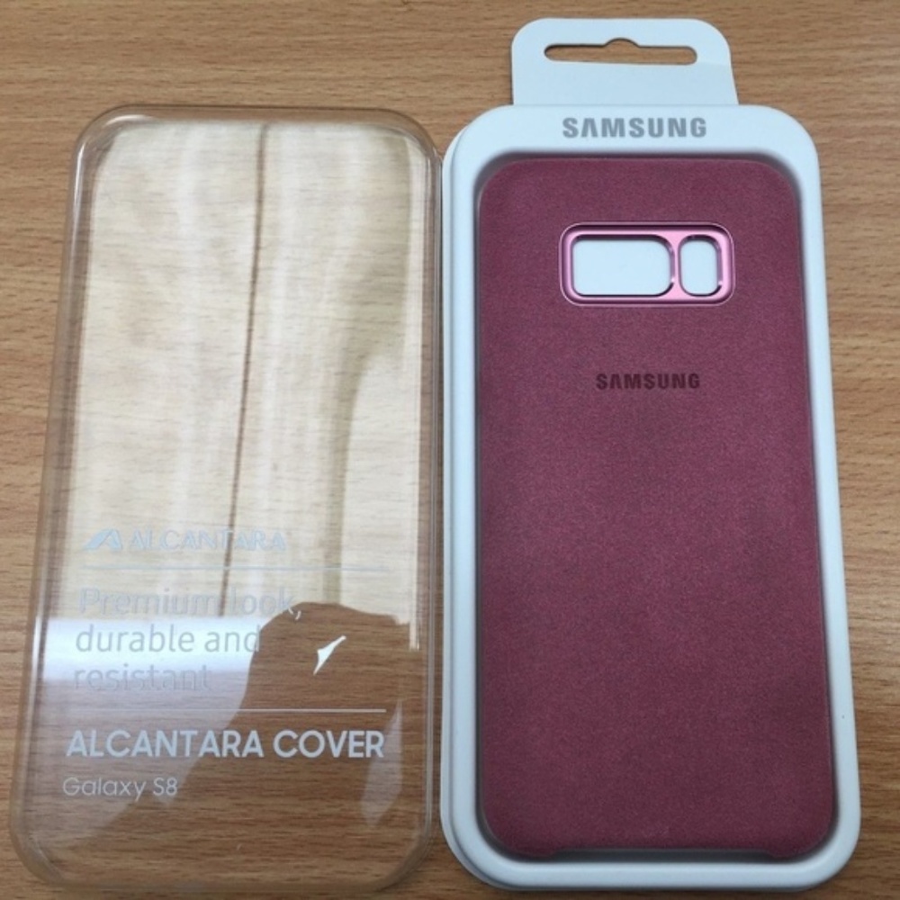 Samsung Galaxy S8 Alcantara Case Pink